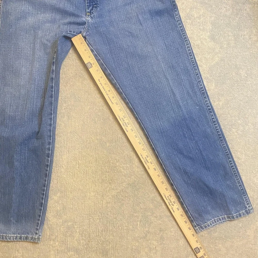 Wrangler George Strait Cowboy Cut Jeans Mens 36x30 Blue Medium Wash Denim Pants